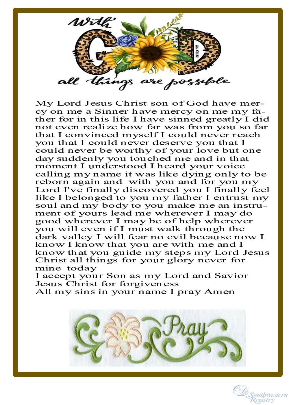 Prayer
